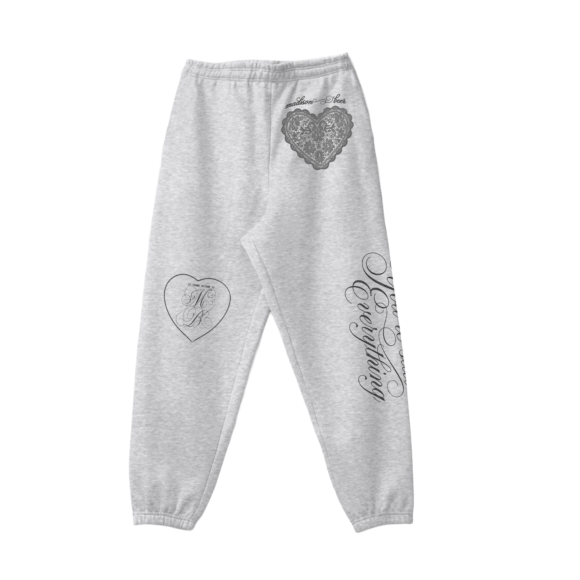その他 ALYX SCRIPT SWEATPANT GREY AAUPA0278FA01 locket script sweatpants – Madison Beer Official Store