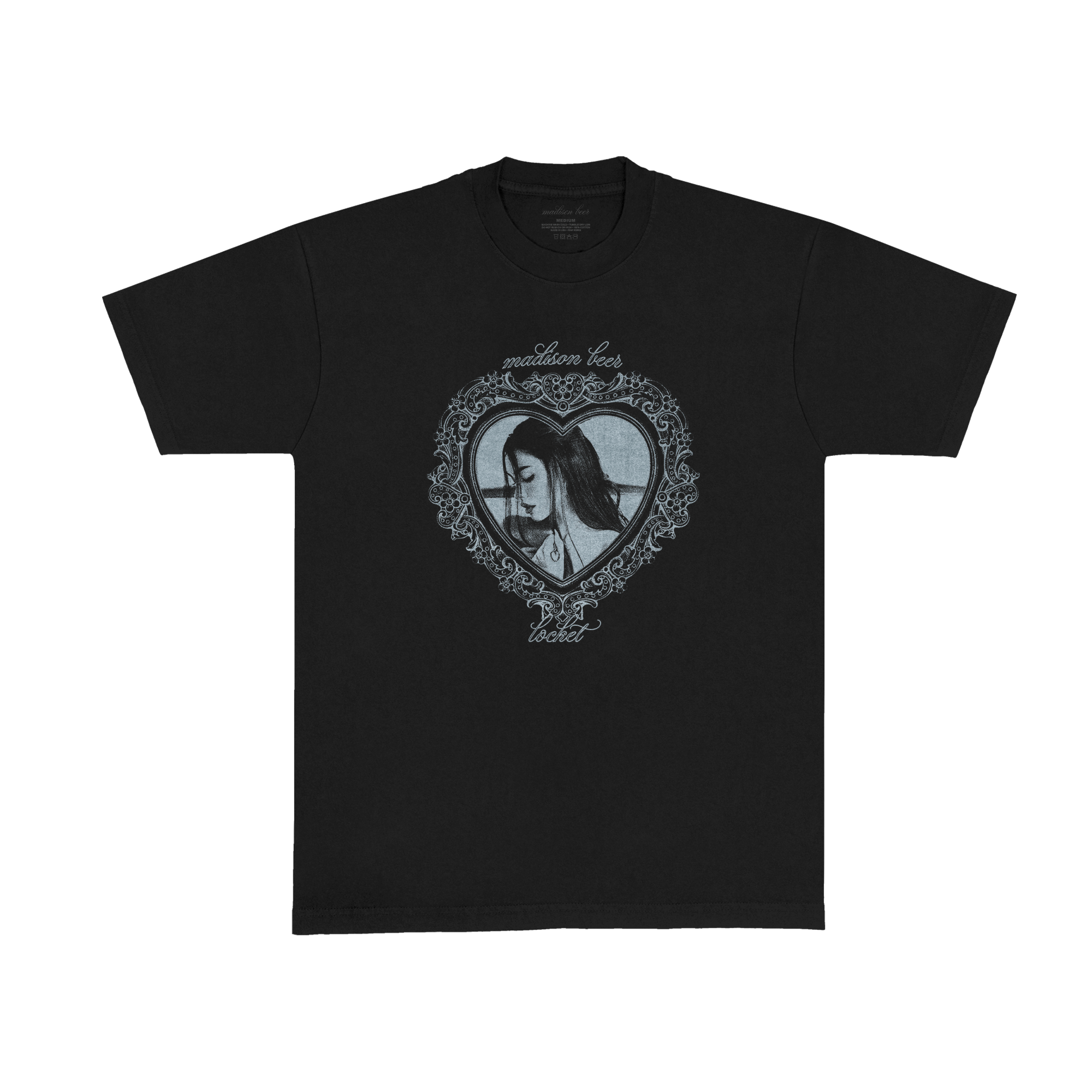 locket heart tee – Madison Beer Official Store