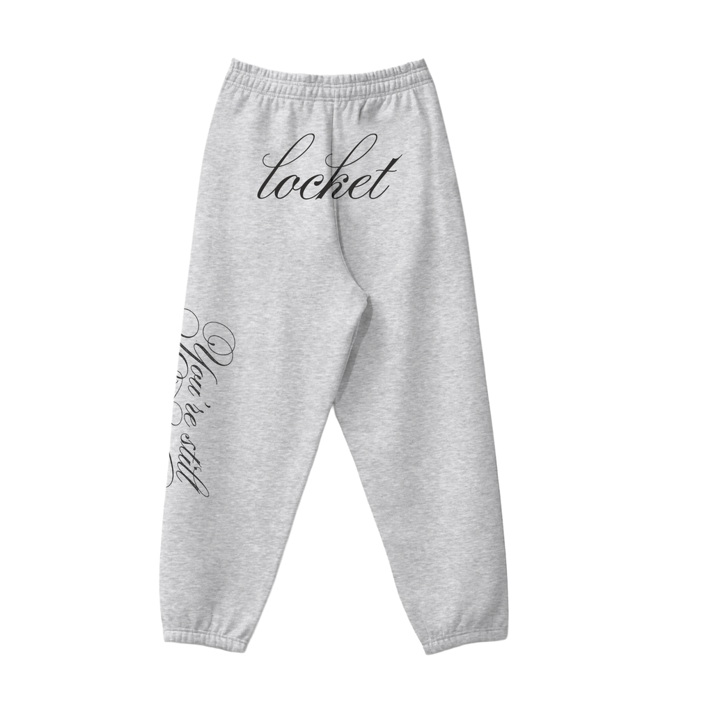 locket script sweatpants