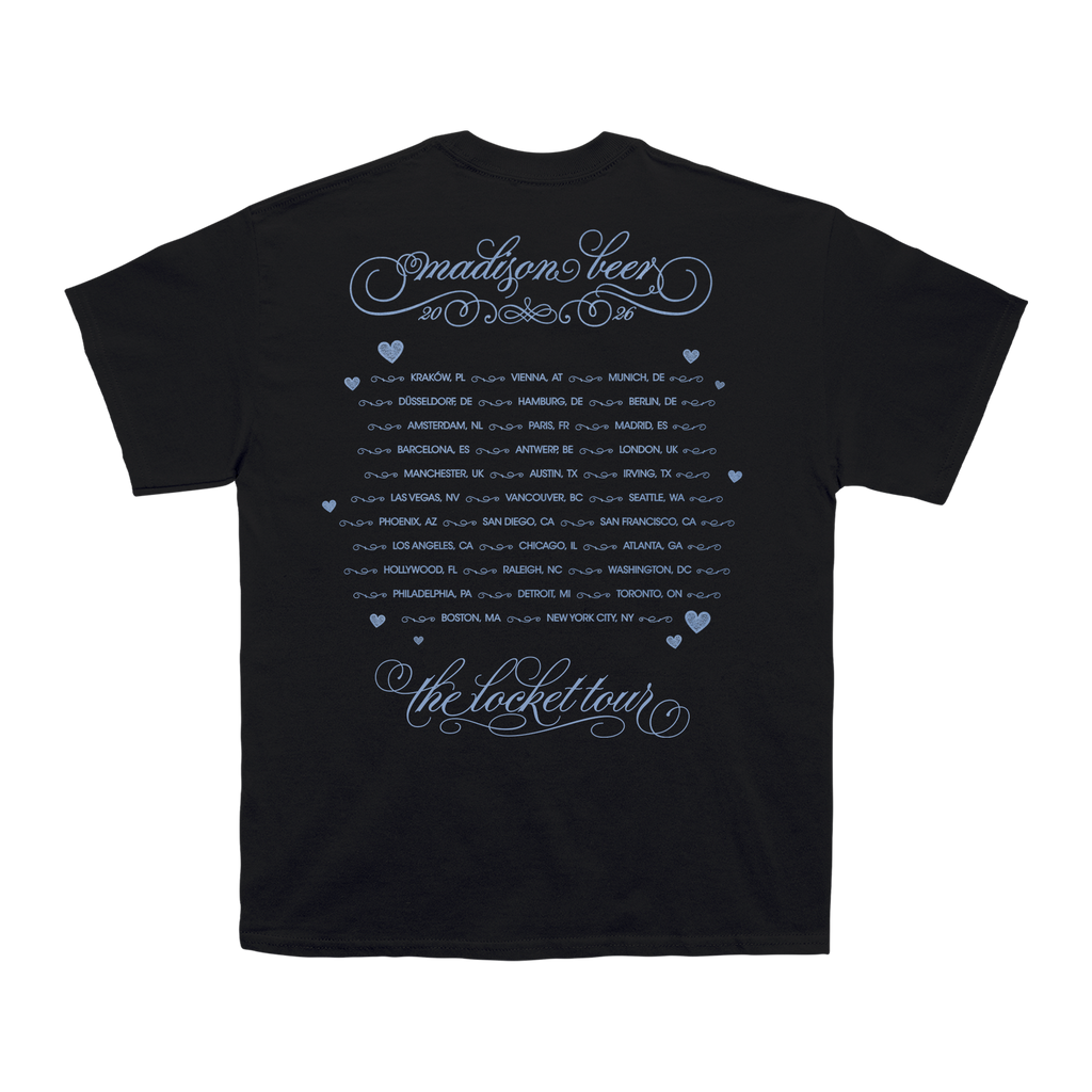 locket tour black tee