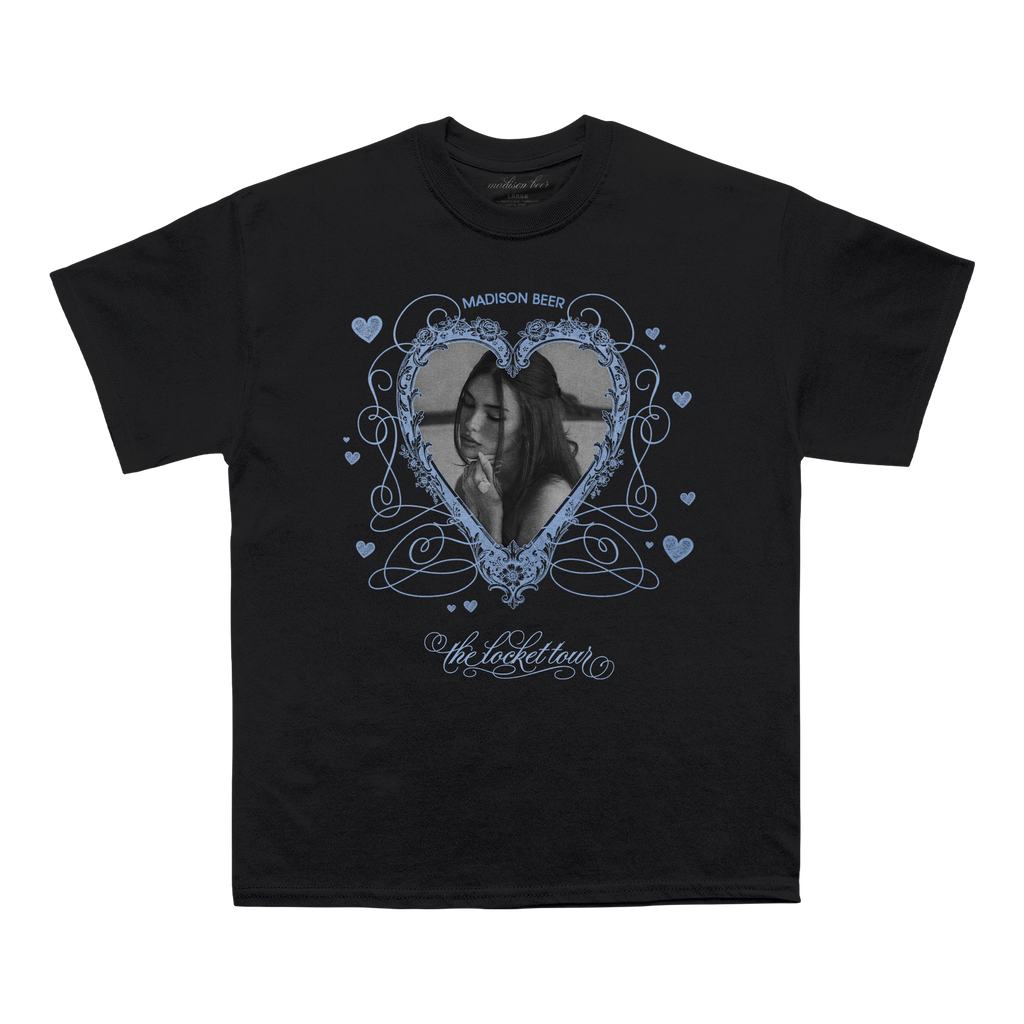 locket tour black tee
