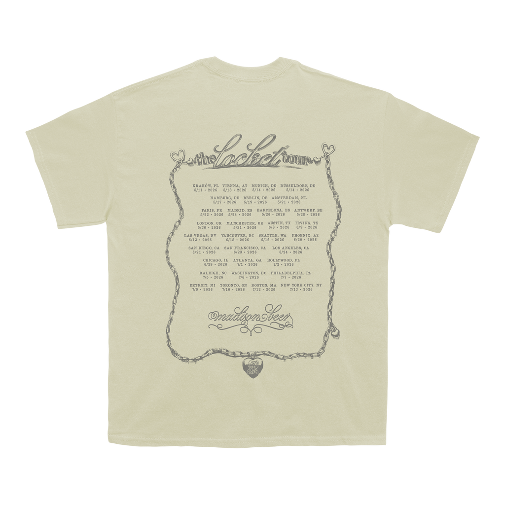 locket tour off white tee
