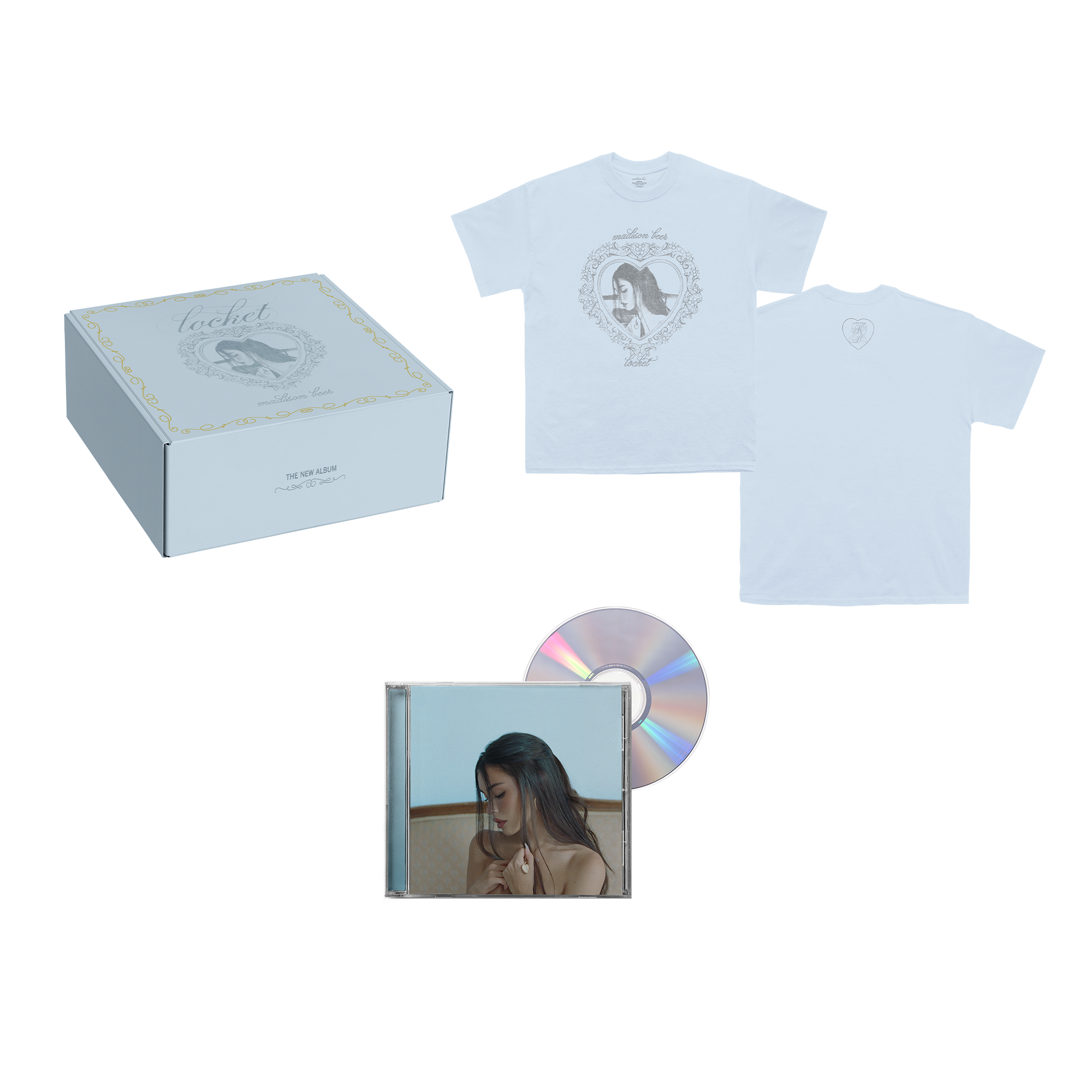 limited edition locket tee and cd box set