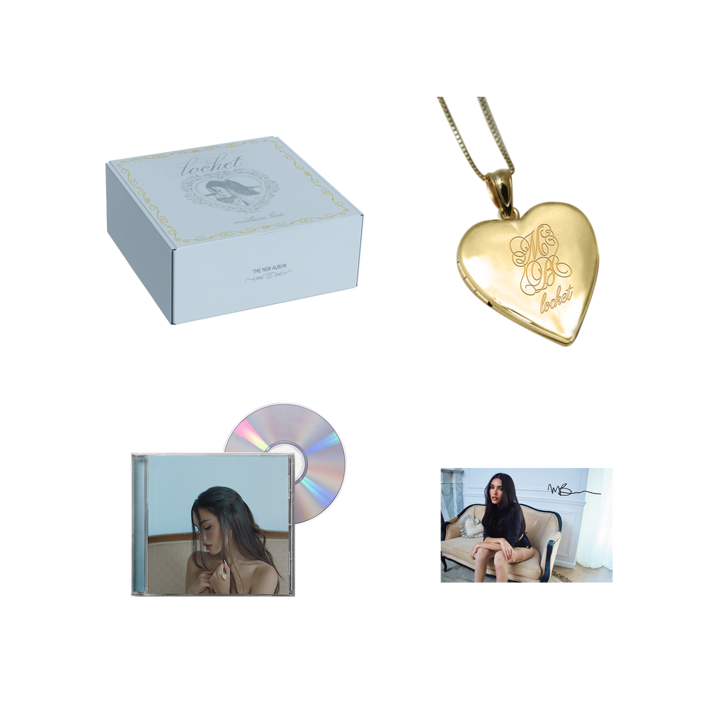 limited edition locket necklace and cd box set + signed insert