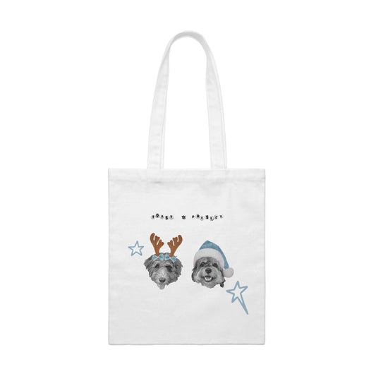 Toast and Presley Holiday Tote