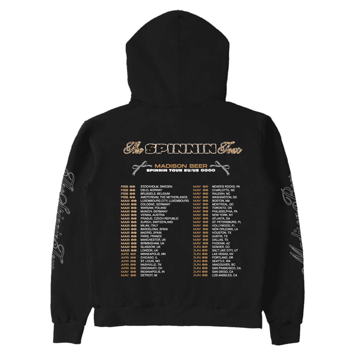 Spinnin Tour Cheetah Black Hoodie