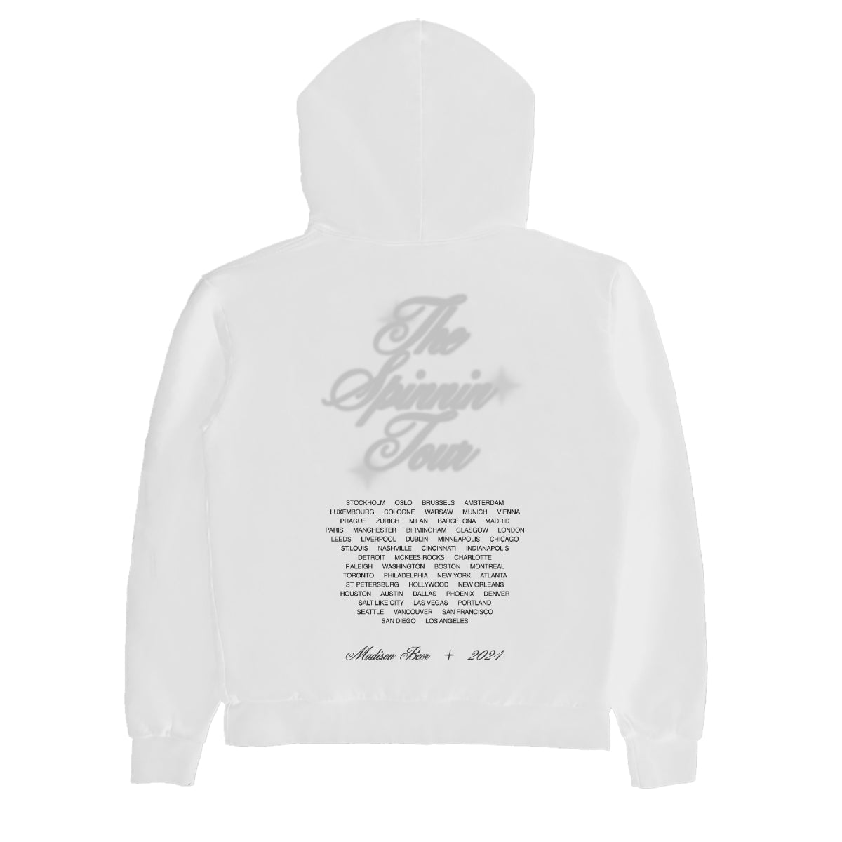 Spinnin Tour White Polaroid Hoodie