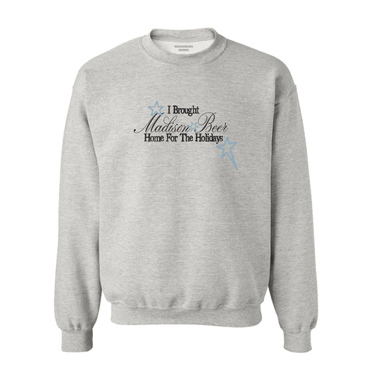 Home for the Holidays Grey Crewneck