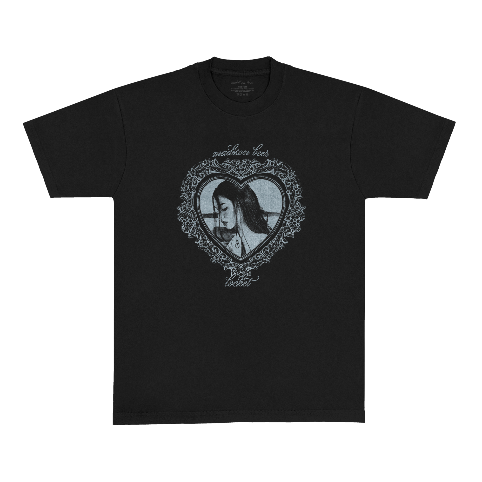 locket heart tee