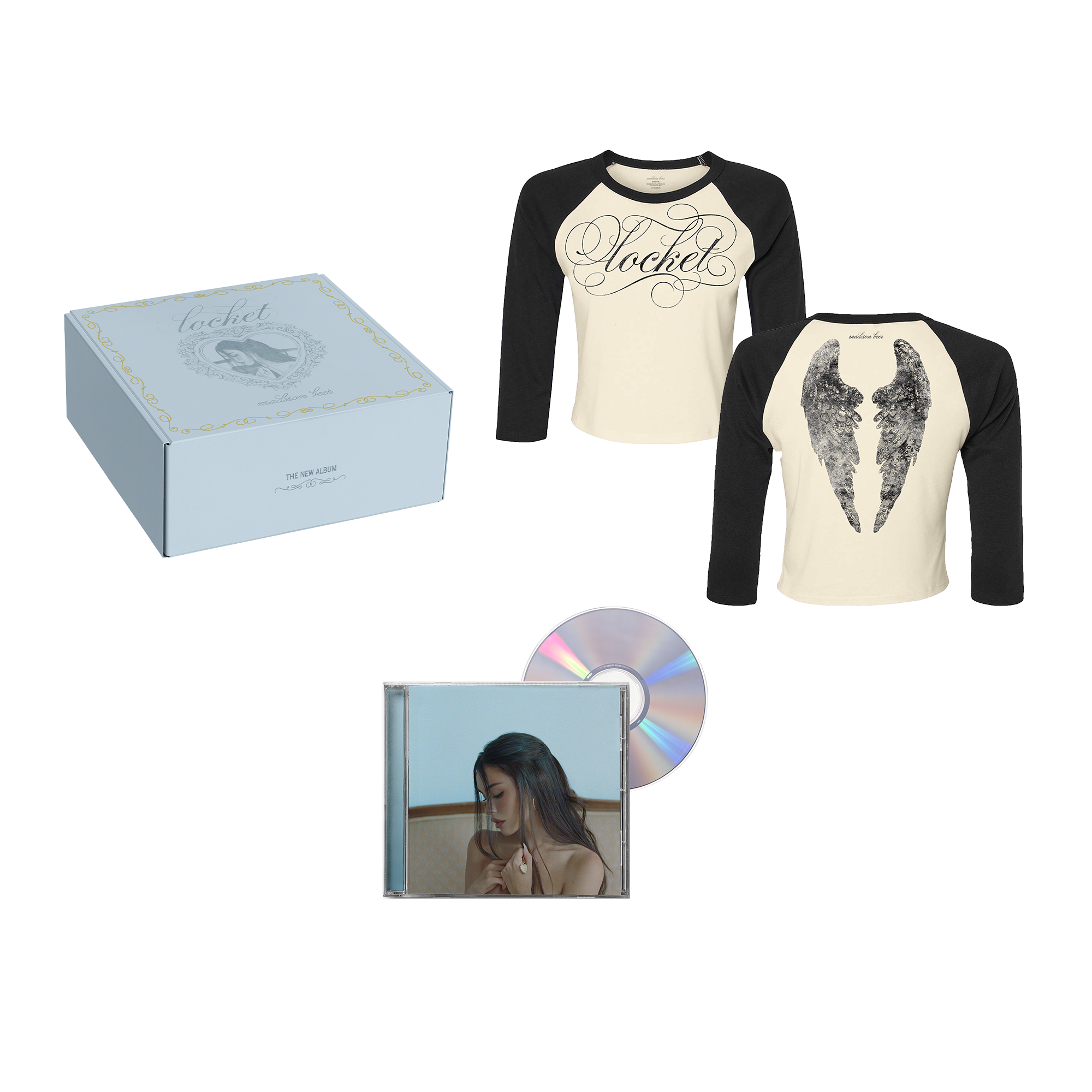 limited edition locket raglan and cd box set