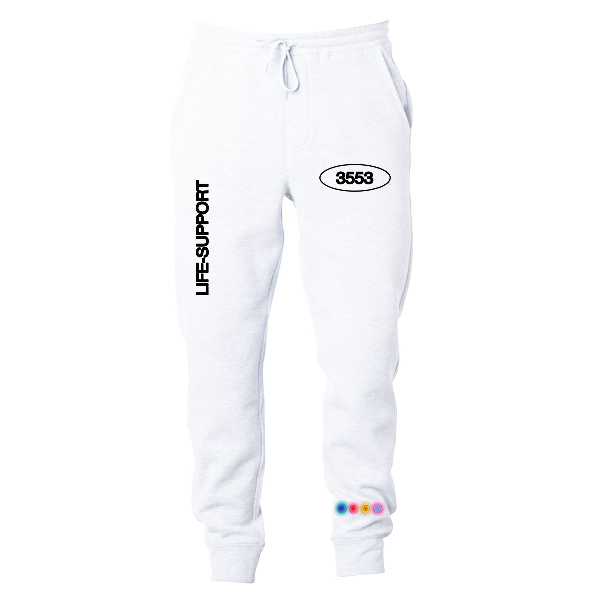 Life Support Art White Sweatpants